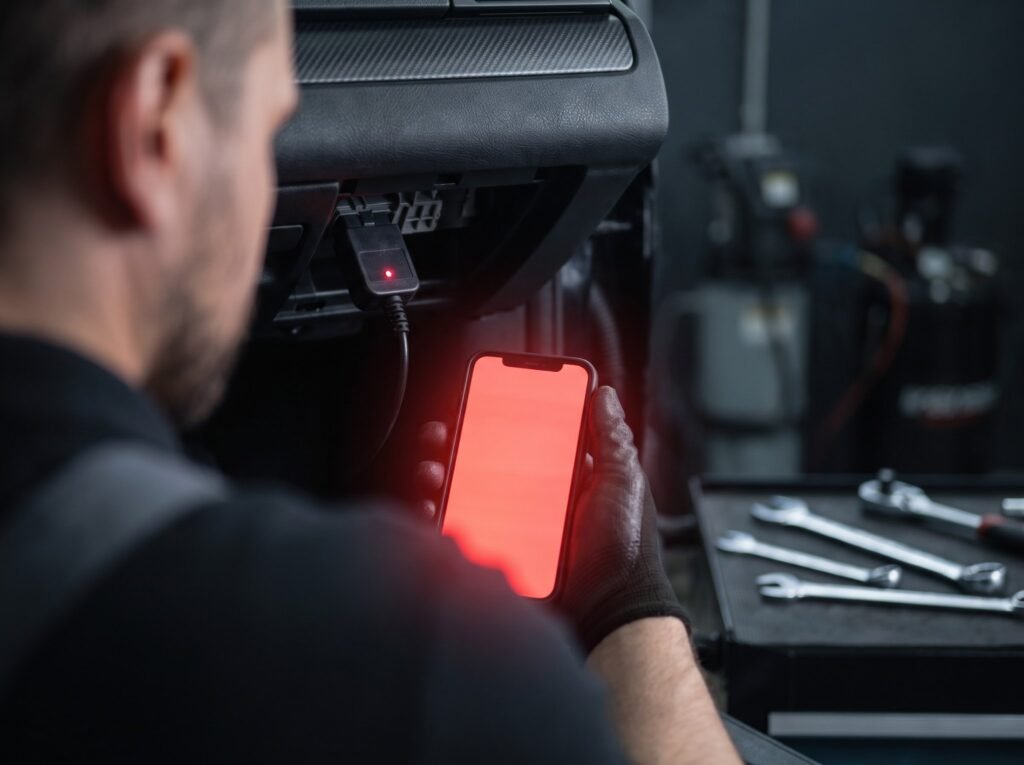 Descargar ProDiag: adaptador OBD2 conectado